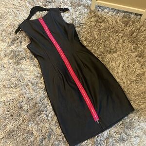 🛍️FREE SHIPPING🛍️Outfit: NWT earrings & NWOT Maggy London pink lined zippered